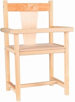 Egmont Toys Poppenstoel hout 23x18x40 cm
