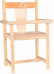 Egmont Toys Poppenstoel hout 23x18x40 cm
