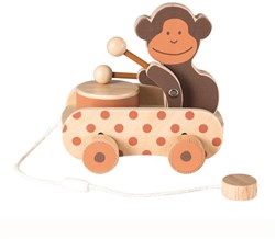 Egmont Toys Figurine en bois à tirer Paulo 15x14x15 cm