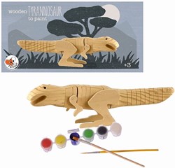 Egmont Toys houten dinosaurus schilderen - creatieve speelgoedset 27x8x5 cm