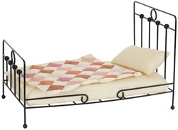 Egmont Toys poppenbed metaal beddengoed poppenaccessoire 44x26x27,5 cm