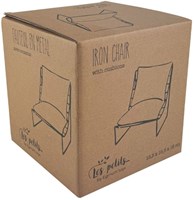 Egmont Toys chaise de poupée métal avec coussin - meuble poupée 17x15x15 cm-2