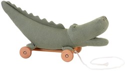 Egmont Toys houten trekfiguur krokodil - educatief speelgoed voor peuters