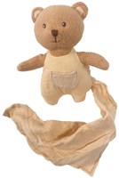 Egmont Toys peluche coton bio doudou ours Marcel 20 cm bébé