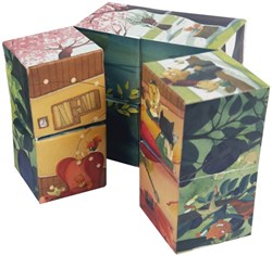 Egmont Toys kubus speelgoed Infinity cube Seizoenen FSC karton 9x9x9 cm