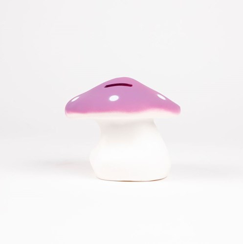 Egmont Toys tirelire champignon violet 11 cm décoration chambre enfant