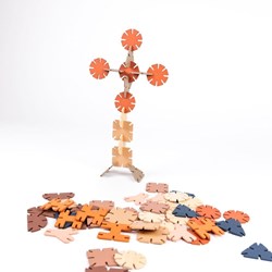 Egmont Toys houten speelgoed verbindende vormen set - educatief speelgoed