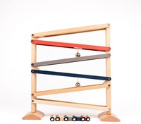 Egmont Toys houten autobaan FSC hout met bel - speelgoed racebaan