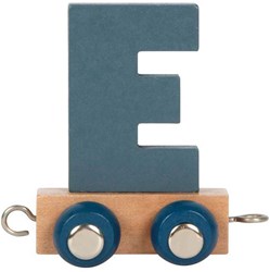 Small Foot houten lettertrein Polar E - kleurrijk speelgoed voor kinderen