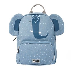 Trixie rugzak kind Mrs. Elephant - schooltas waterafstotend blauw