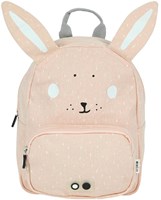 Trixie rugzak - schooltas waterafstotend Mrs. Rabbit roze konijn