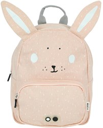 Trixie rugzak - schooltas waterafstotend Mrs. Rabbit roze konijn