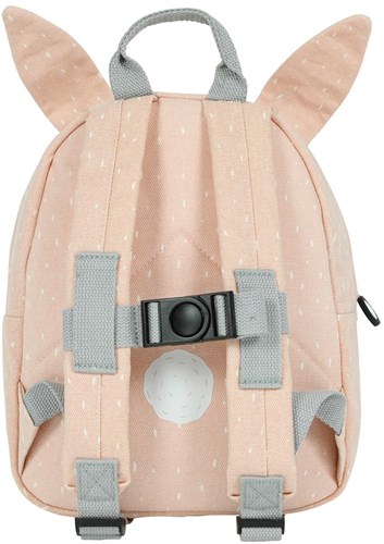 Trixie rugzak - schooltas waterafstotend Mrs. Rabbit roze konijn-2