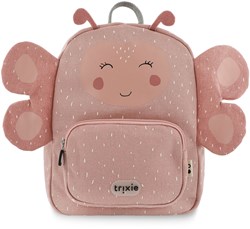 Trixie sac à dos enfant Mrs. Butterfly - cartable imperméable papillon rose