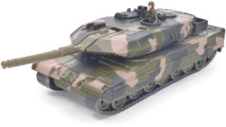 Siku tank speelgoedvoertuig 1:87 met metaal en camouflagekleuren