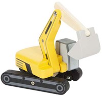 Small Foot jouet pelleteuse en bois - véhicule de chantier pour enfants-2