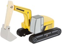 Small Foot jouet pelleteuse en bois - véhicule de chantier pour enfants-3