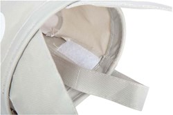 Small Foot draisienne en bois âne avec sac guidon - gris - jouet pour tout-petits