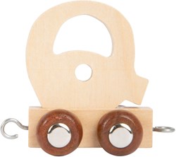 Small Foot houten lettertrein Q speelgoed letter 12 stuks