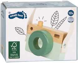 Small Foot appareil photo jouet en bois safari FSC - caméra enfant avec kaléidoscope