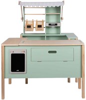 Small Foot speelgoedwinkel en kinderkeuken hout groen - rollenspel-3