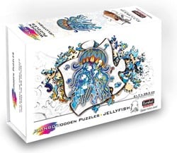 Eureka 2D RainboWooden Puzzle - Jellyfish - 106 stukjes