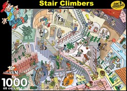 Puzzelman legpuzzel Stair Climbers 1000 stukjes John Erkelens