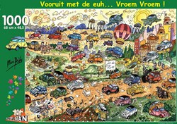 Puzzelman legpuzzel Vroem Vroem Marc de Vos 1000 stukjes steden