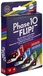Mattel Phase 10 Flip kaartspel - familiespel met dubbelzijdige kaarten