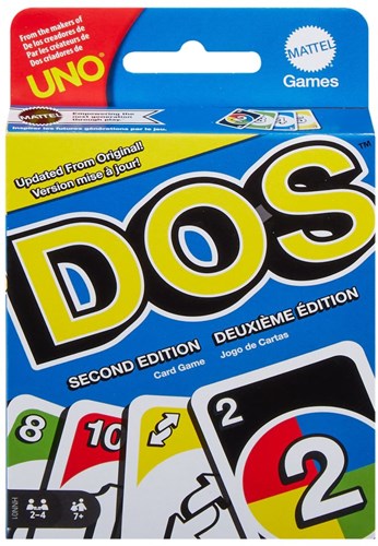 Mattel Jeu de cartes Uno DOS