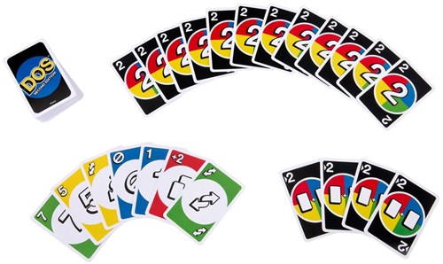 Mattel Jeu de cartes Uno DOS-2