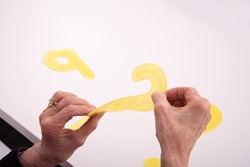 Tickit SILISHAPES TRACE NUMBERS YELLOW