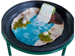 Cosy 3D Vilt Mat Waterval