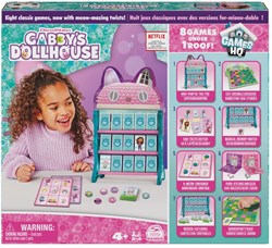 Spin Master Gabby's Poppenhuis spellenpakket - 8 klassieke bordspellen