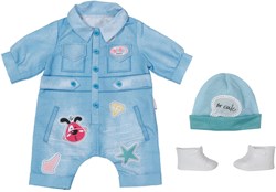 Deluxe Jean Overall vêtement poupée 43 cm tenue en denim BABY born