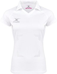 Gilbert Maillot de netball Eclipse pour filles 11-12 ans blanc sport