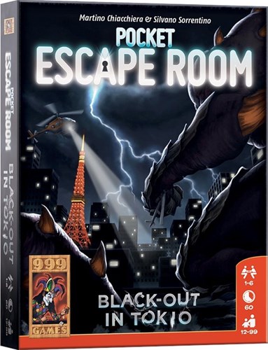 999 Games escape room kaartspel Black-out in Tokio breinbreker