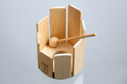 Auris muziekinstrument roertrommel golf met greepgat voor kinderen