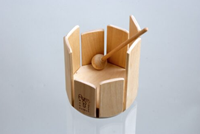 Auris instrument de musique tambour mélodique - xylophone à remuer en bois pour enfants