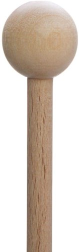 Auris houten klopper voor klokkenspel - 150x18 mm muziek accessoire