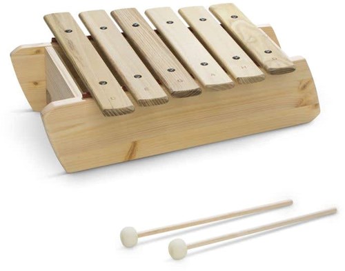 Auris instrument de musique en bois marimba bébé 6 notes jouet éducatif