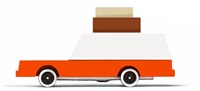 Candylab houten speelgoedauto - Candycar Luggage Wagon multicolor