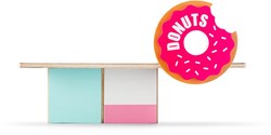 Candylab houten speelgoed Donut Shack - snackhut voor kinderen
