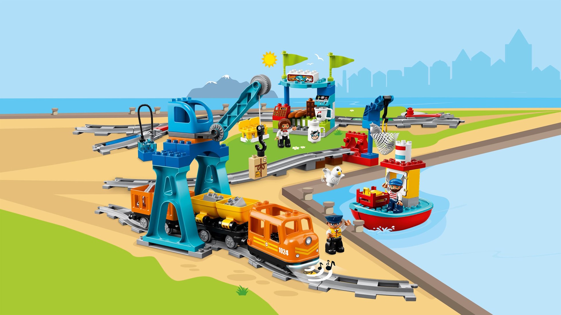 Petit train Duplo avec un personnage – Lego