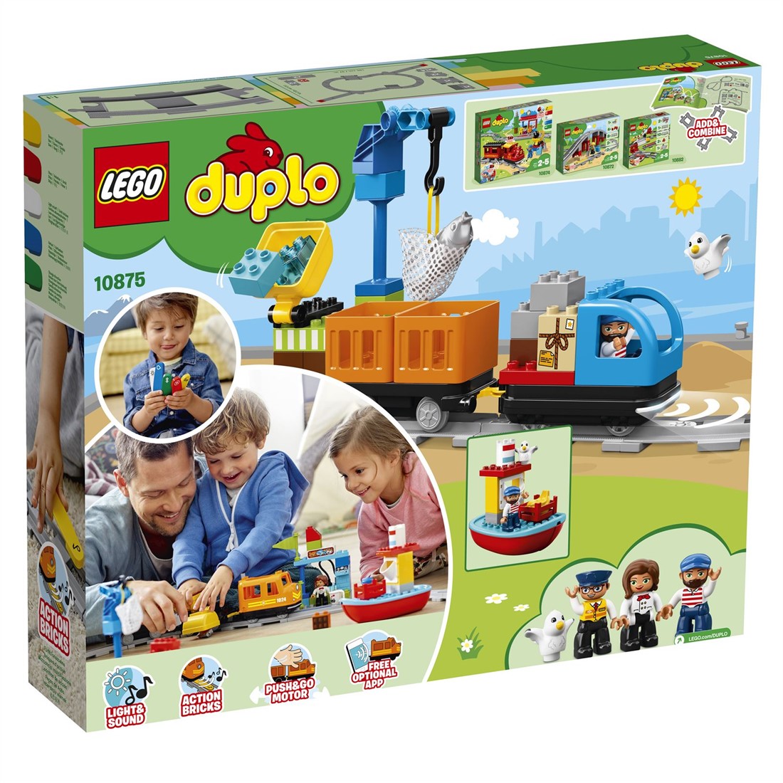 LEGO DUPLO Le train de marchandises - 10875