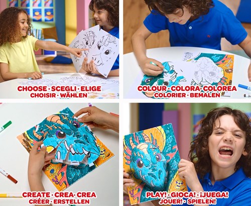 Crayola kit créatif 3D - Créatures mystiques - Jouet créatif pour enfants-3