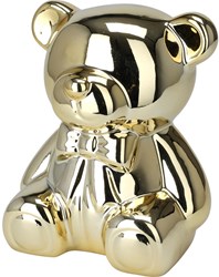 Home & Styling tirelire ours argent or jouet décoratif