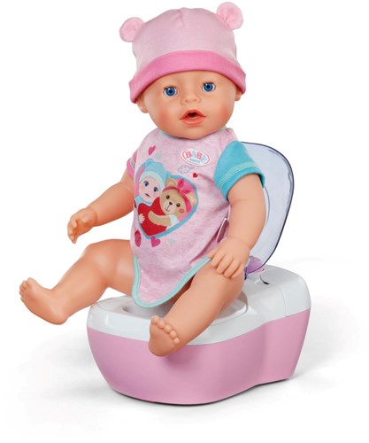Toilette pour poupée Baby Born rose avec effets sonores et accessoires-2