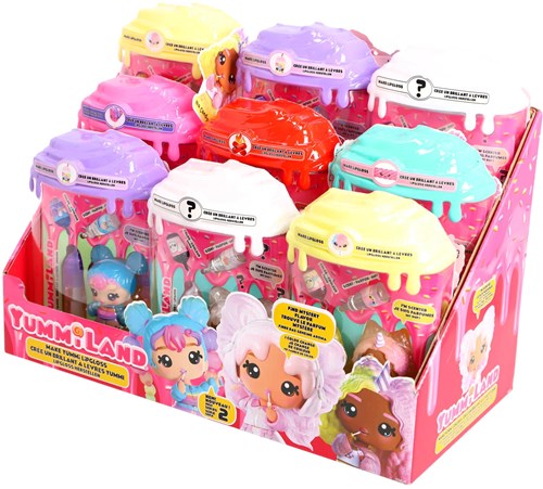 MGA Entertainment poupée jouet Yummiland Série Mystère 2 set gloss à lèvres