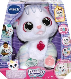 VTech interactief speelgoed Ruby glittertattoo kitten - knuffelkat 3-8 jaar
